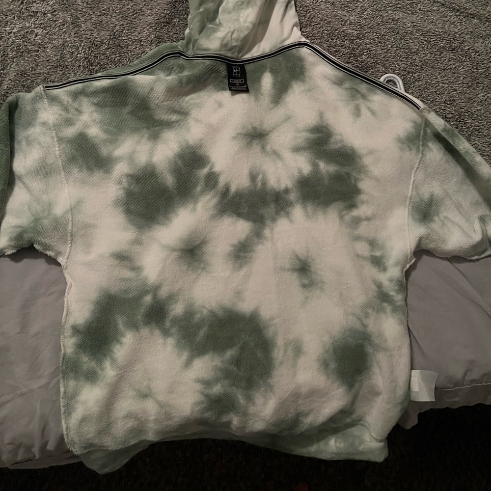 Nike Women’s  Oversized green and white hoodie - Picture 4 of 5